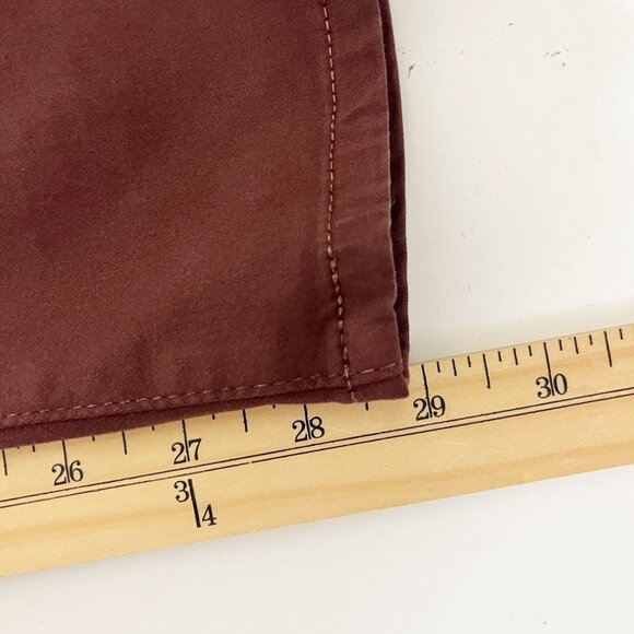 AG Adriano Goldschmied The Prima Cigarette Leg Brown Pants Jeans - Size 25 - Picture 7 of 7